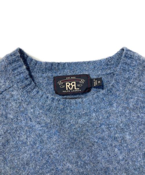 RRL（ダブルアールエル）RRL (ダブルアールエル) ラムウールニット スカイブルー サイズ:XSの古着・服飾アイテム