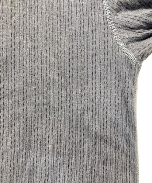 DOUBLE RL SUPPLY（ダブルアールエル）DOUBLE RL SUPPLY (ダブルアールエル) ヘンリーネックカットソー グレー サイズ:XSの古着・服飾アイテム