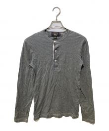 RRL（ダブルアールエル）の古着「ヘンリーネックカットソー」｜グレー