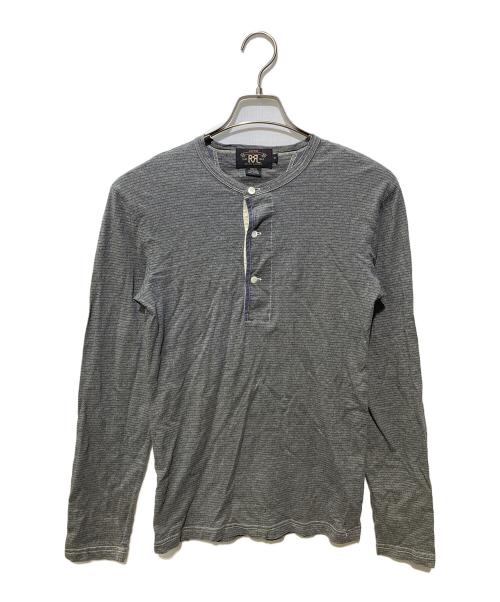 RRL（ダブルアールエル）RRL (ダブルアールエル) ヘンリーネックカットソー グレー サイズ:XSの古着・服飾アイテム