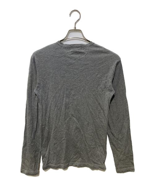 RRL（ダブルアールエル）RRL (ダブルアールエル) ヘンリーネックカットソー グレー サイズ:XSの古着・服飾アイテム