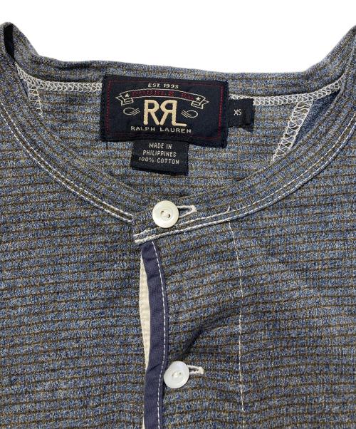 RRL（ダブルアールエル）RRL (ダブルアールエル) ヘンリーネックカットソー グレー サイズ:XSの古着・服飾アイテム