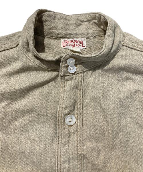 freewheelers（フリーホイーラーズ）FREEWHEELERS (フリーホイーラーズ) ワークシャツ ベージュ サイズ:SIZE14の古着・服飾アイテム
