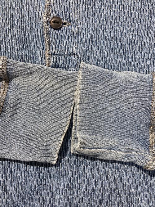 RRL（ダブルアールエル）RRL (ダブルアールエル) インディゴヘンリーネックカットソー ネイビー サイズ:xsの古着・服飾アイテム