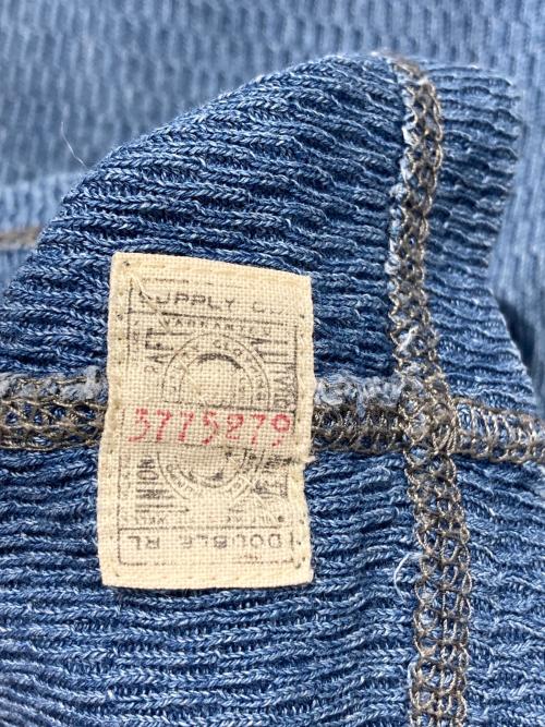 RRL（ダブルアールエル）RRL (ダブルアールエル) インディゴヘンリーネックカットソー ネイビー サイズ:xsの古着・服飾アイテム