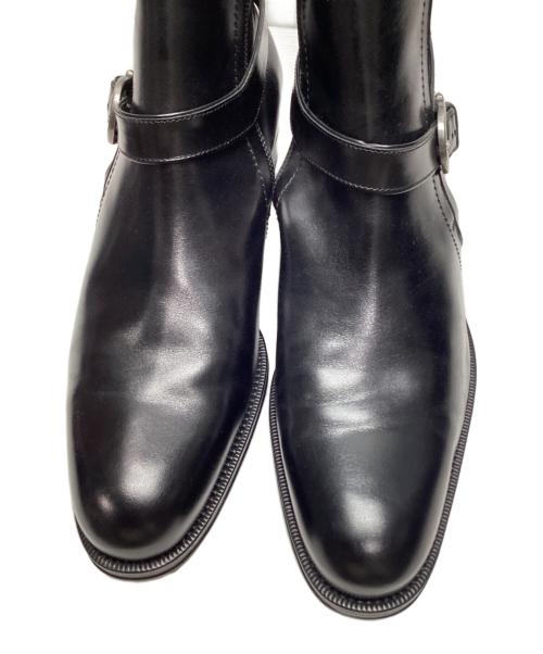 Salvatore Ferragamo（サルヴァトーレ フェラガモ）Salvatore Ferragamo (サルヴァトーレ フェラガモ) ジョッパーブーツ ブラック サイズ:7.5 2Eの古着・服飾アイテム