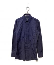 DOLCE & GABBANA（ドルチェ＆ガッバーナ）の古着「モノグラムシャツ」｜ネイビー