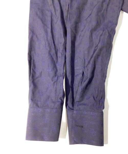 DOLCE & GABBANA（ドルチェ＆ガッバーナ）DOLCE & GABBANA (ドルチェ＆ガッバーナ) モノグラムシャツ ネイビー サイズ:SIZE38の古着・服飾アイテム