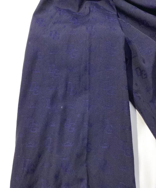 DOLCE & GABBANA（ドルチェ＆ガッバーナ）DOLCE & GABBANA (ドルチェ＆ガッバーナ) モノグラムシャツ ネイビー サイズ:SIZE38の古着・服飾アイテム