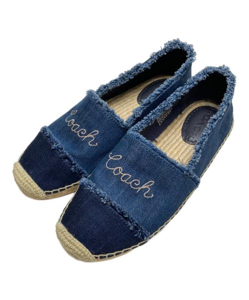 COACH（コーチ）COACH (コーチ) エスパドリーユ インディゴ サイズ:23cmの古着・服飾アイテム