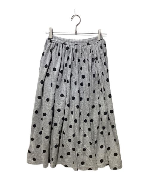 I.S.（アイエス）I.S. (アイエス) ドットスカート グレー サイズ:SIZE9の古着・服飾アイテム