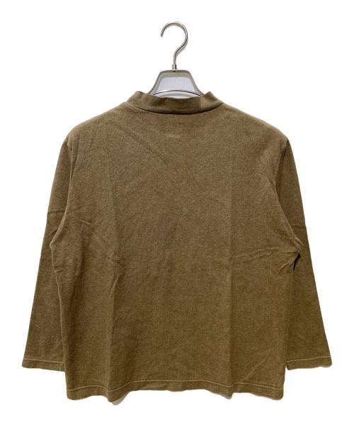 HAI SPORTING GEAR（ハイスポーティングギア）HAI SPORTING GEAR (ハイスポーティングギア) モックネックカットソー ブラウン サイズ:Mの古着・服飾アイテム