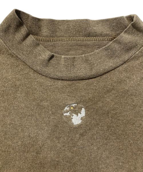 HAI SPORTING GEAR（ハイスポーティングギア）HAI SPORTING GEAR (ハイスポーティングギア) モックネックカットソー ブラウン サイズ:Mの古着・服飾アイテム