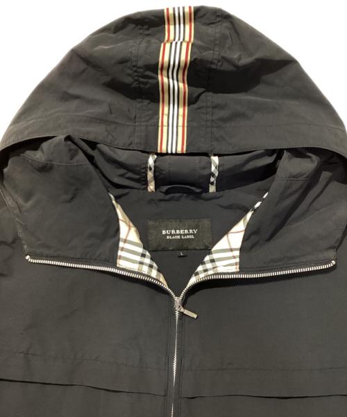 BURBERRY BLACK LABEL（バーバリーブラックレーベル）BURBERRY BLACK LABEL (バーバリーブラックレーベル) アノラックパーカー ブラック サイズ:Lの古着・服飾アイテム