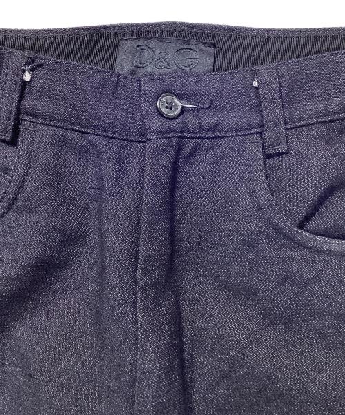DOLCE & GABBANA（ドルチェ＆ガッバーナ）DOLCE & GABBANA (ドルチェ＆ガッバーナ) サイドラインコットンパンツ インディゴ サイズ:SIZE46の古着・服飾アイテム