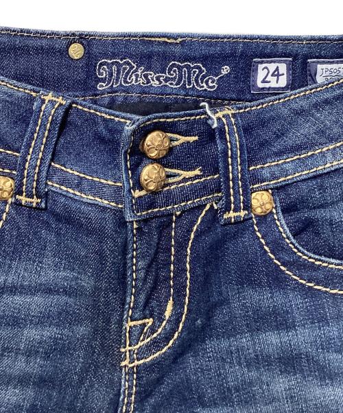 MISS ME（ミスミー）MISS ME (ミスミー) ストーンフレアデニム インディゴ サイズ:SIZE24の古着・服飾アイテム