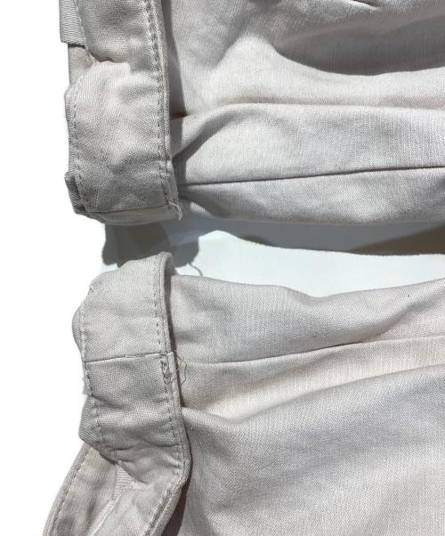 KAGURE（カグレ）KAGURE (カグレ) カラーコクーンパンツ アイボリー サイズ:SIZE Freeの古着・服飾アイテム