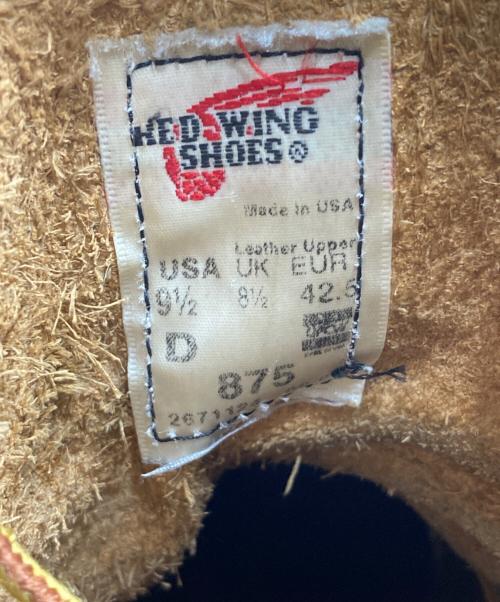 RED WING（レッドウィング）RED WING (レッドウィング) 6-inch Classic Moc ブラウン サイズ:SIZE 9.5の古着・服飾アイテム