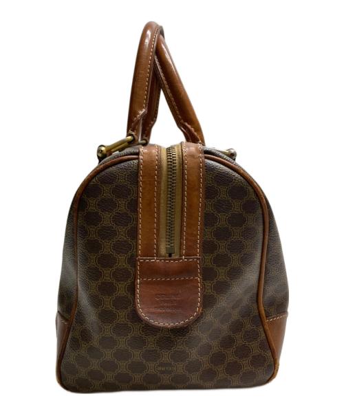CELINE（セリーヌ）CELINE (セリーヌ) マカダムボストンバッグ ブラウンの古着・服飾アイテム