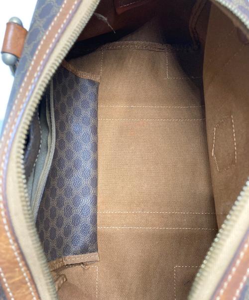 CELINE（セリーヌ）CELINE (セリーヌ) マカダムボストンバッグ ブラウンの古着・服飾アイテム