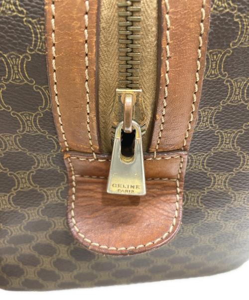 CELINE（セリーヌ）CELINE (セリーヌ) マカダムボストンバッグ ブラウンの古着・服飾アイテム