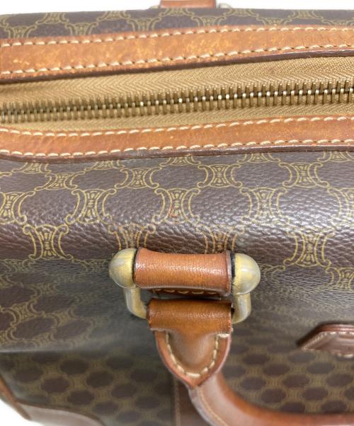 CELINE（セリーヌ）CELINE (セリーヌ) マカダムボストンバッグ ブラウンの古着・服飾アイテム