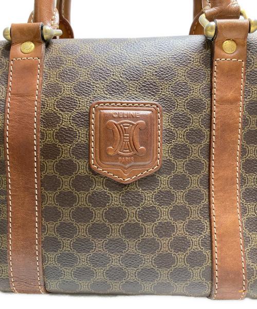 CELINE（セリーヌ）CELINE (セリーヌ) マカダムボストンバッグ ブラウンの古着・服飾アイテム