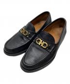 Salvatore Ferragamoサルヴァトーレ フェラガモ）の古着「ガンチーニローファー」｜ブラック