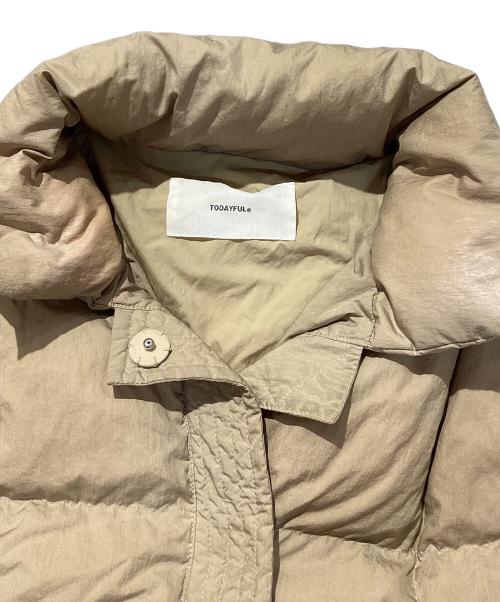 TODAYFUL（トゥデイフル）TODAYFUL (トゥデイフル) Standcollar Down Jacket ベージュ サイズ:SIZE38の古着・服飾アイテム