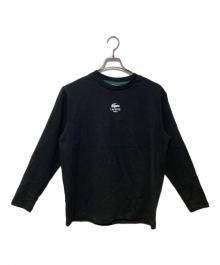 LACOSTE（ラコステ）の古着「PARISロゴヘビーオンスTシャツ」｜ブラック