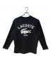 LACOSTE (ラコステ) PARISロゴヘビーオンスTシャツ ブラック サイズ:S：5000円