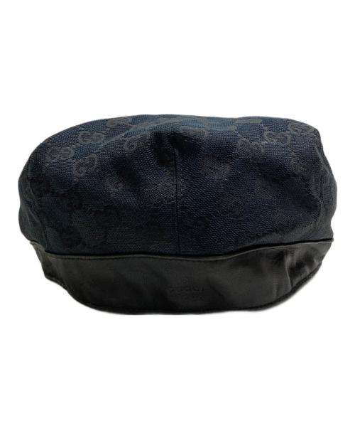 GUCCI（グッチ）GUCCI (グッチ) GGキャンバスハンチング ブラックの古着・服飾アイテム