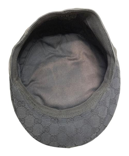 GUCCI（グッチ）GUCCI (グッチ) GGキャンバスハンチング ブラックの古着・服飾アイテム