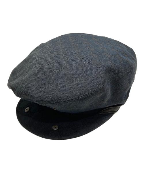 GUCCI（グッチ）GUCCI (グッチ) GGキャンバスハンチング ブラックの古着・服飾アイテム