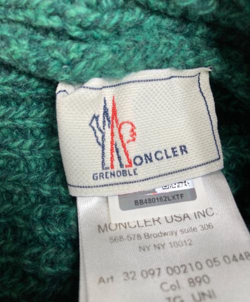 MONCLER GRENOBLE（モンクレール グルノーブル）MONCLER GRENOBLE (モンクレール グルノーブル) ニット帽 グリーンの古着・服飾アイテム