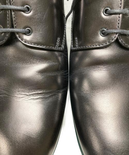PRADA（プラダ）PRADA (プラダ) ラバーソールローファー ブラック×グリーン サイズ:SIZE8の古着・服飾アイテム