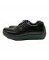 PRADA (プラダ) ラバーソールローファー ブラック×グリーン サイズ:SIZE8：45000円