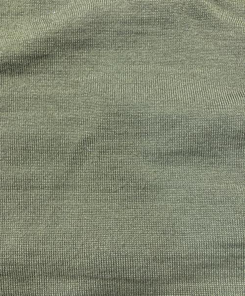 COMME des GARCONS HOMME（コムデギャルソン オム）COMME des GARCONS HOMME (コムデギャルソン オム) 梳毛天竺切替カーディガン グリーン×ブラウン サイズ:Mの古着・服飾アイテム