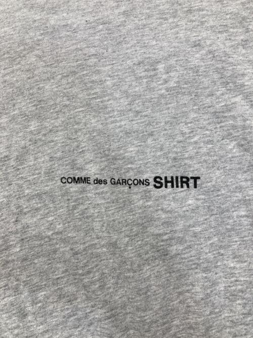 COMME des GARCONS SHIRT（コムデギャルソンシャツ）COMME des GARCONS SHIRT (コムデギャルソンシャツ) ロゴTシャツ グレー サイズ:Ⅿの古着・服飾アイテム