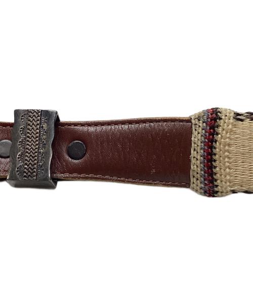James Reid Santa Fe SterLing（ジェームズ リード サンタフェ スターリング）James Reid Santa Fe SterLing (ジェームズ リード サンタフェ スターリング) ベルト ブラウンの古着・服飾アイテム