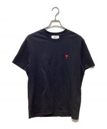 ami（アミ）の古着「ハート刺繍Tシャツ」｜ブラック