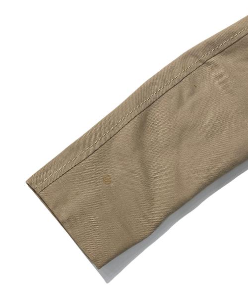 ISSEY MIYAKE（イッセイミヤケ）ISSEY MIYAKE (イッセイミヤケ) レザーパイピングジャケット ベージュ サイズ:3の古着・服飾アイテム