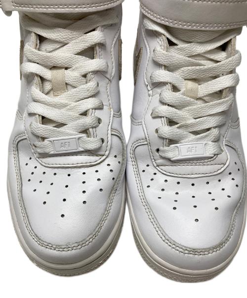 NIKE（ナイキ）NIKE (ナイキ) AIR FORCE 1 '07 MID ヘビ柄 ホワイト サイズ:24㎝の古着・服飾アイテム