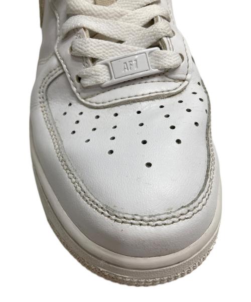 NIKE（ナイキ）NIKE (ナイキ) AIR FORCE 1 '07 MID ヘビ柄 ホワイト サイズ:24㎝の古着・服飾アイテム