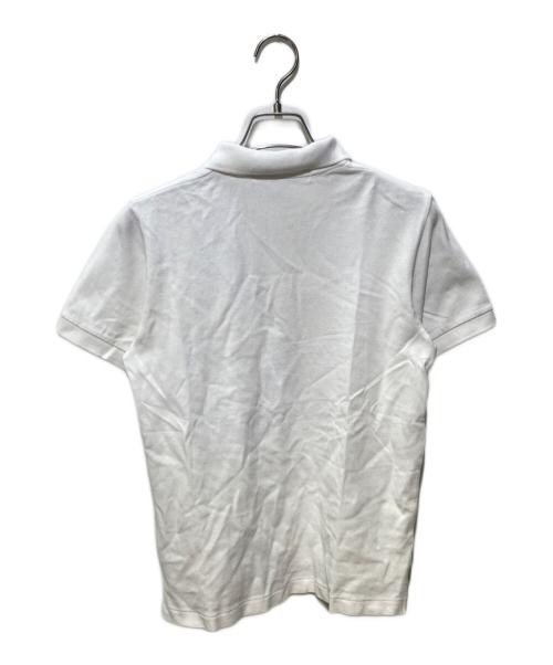 PLAY COMME des GARCONS（プレイコムデギャルソン）PLAY COMME des GARCONS (プレイコムデギャルソン) ハートパッチポロシャツ ホワイト サイズ:Lの古着・服飾アイテム