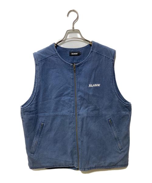 X-LARGE（エクストララージ）X-LARGE (エクストララージ) ベスト ブルー サイズ:Lの古着・服飾アイテム