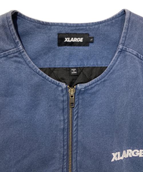 X-LARGE（エクストララージ）X-LARGE (エクストララージ) ベスト ブルー サイズ:Lの古着・服飾アイテム