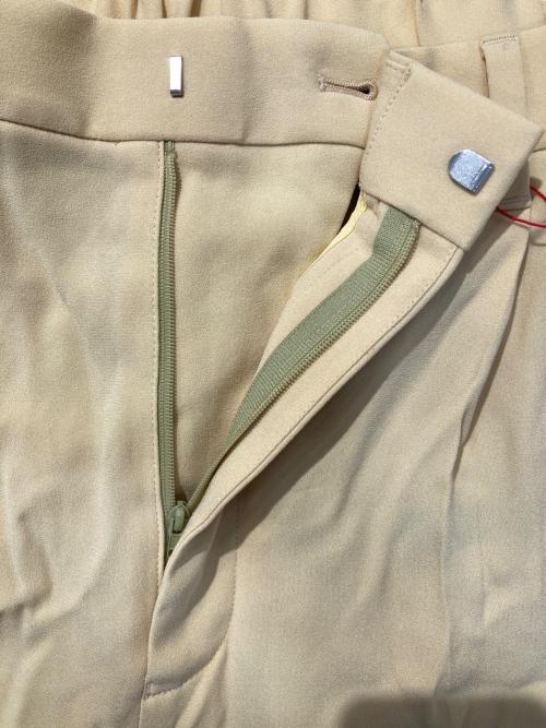journal standard L'essage（ジャーナルスタンダード レサージュ）journal standard L'essage (ジャーナルスタンダード レサージュ) ジョーゼット タックパンツ イエロー サイズ:36の古着・服飾アイテム