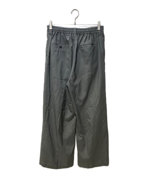 MAISON SPECIAL（メゾンスペシャル）MAISON SPECIAL (メゾンスペシャル) CORDURA Wool Tow-Tuck Wide Pants グレー サイズ:01の古着・服飾アイテム