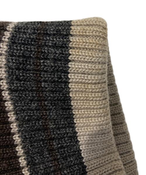Harris Tweed（ハリスツイード）Harris Tweed (ハリスツイード) BEN DAVIS (ベンデイビス) レザー切替スタジャン ブラウン サイズ:Sの古着・服飾アイテム